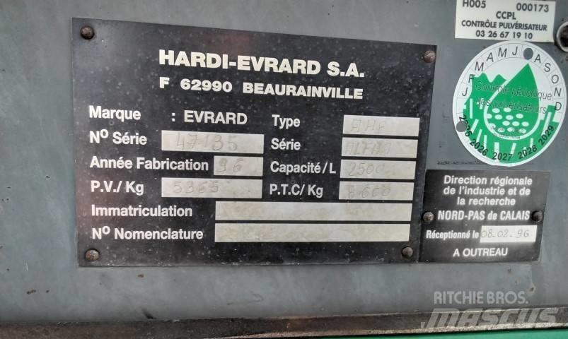 Evrard Alpha 2500 Pulverizadores autopropulsados