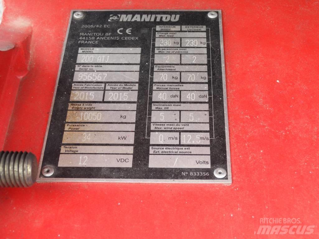 Manitou 200 ATJ Plataformas con brazo de elevación manual