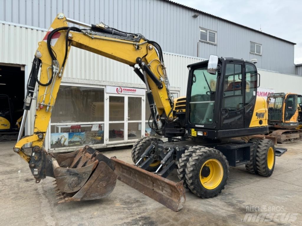 Yanmar B95W (40744) Excavadoras de ruedas