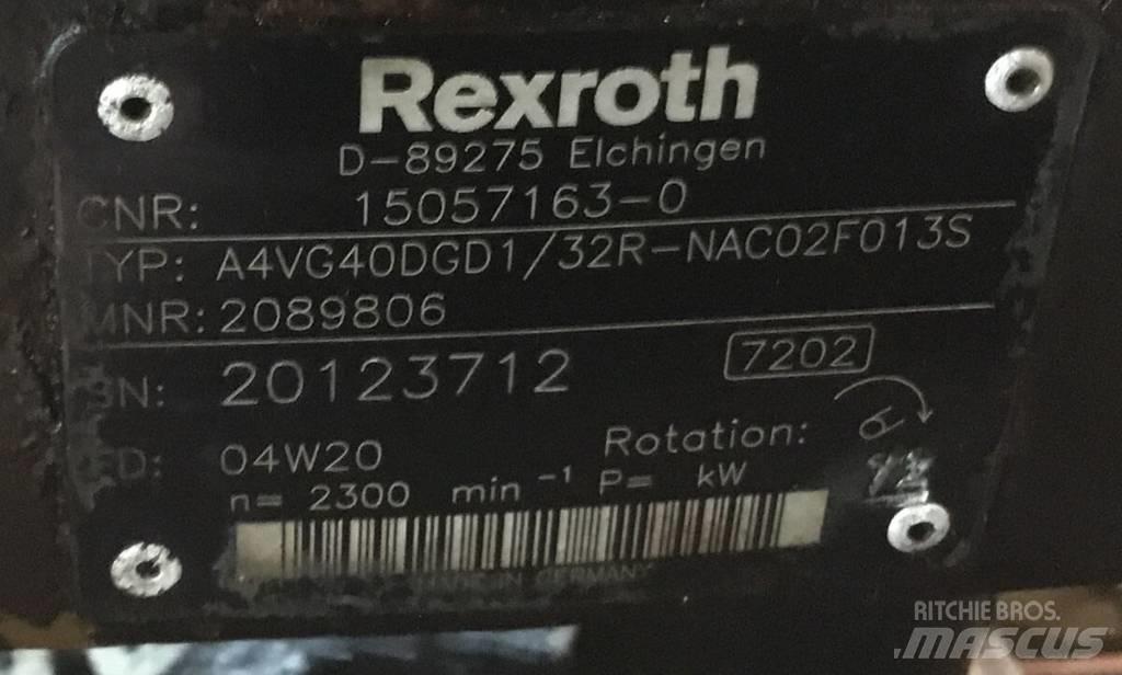 Rexroth A4VG40R Hidráulicos