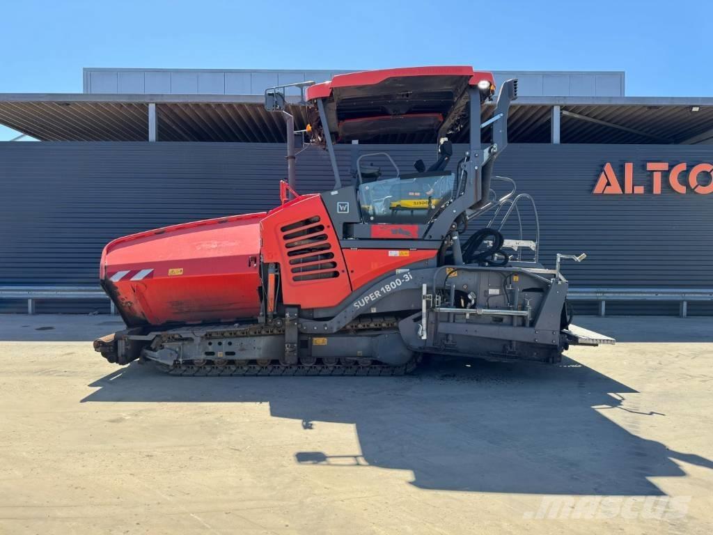 Vögele SUPER 1800-3I Asfaltadoras