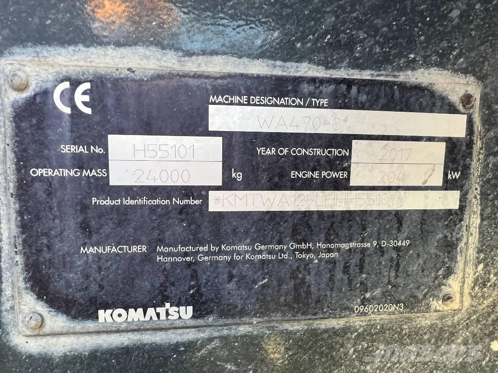 Komatsu WA 470-8 Cargadoras sobre ruedas