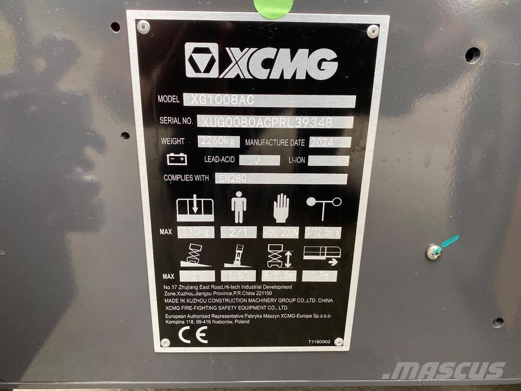 XCMG XG1008AC Otras plataformas elevadoras