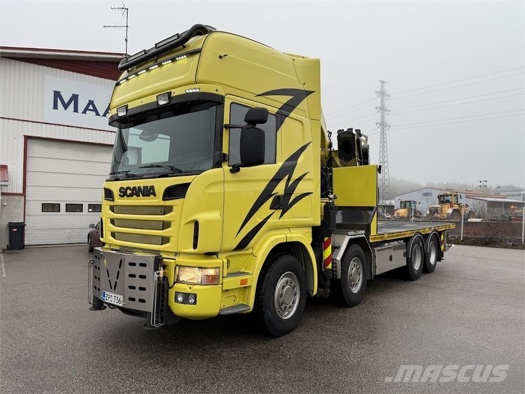 Scania R164G 8*4 Camiones grúa