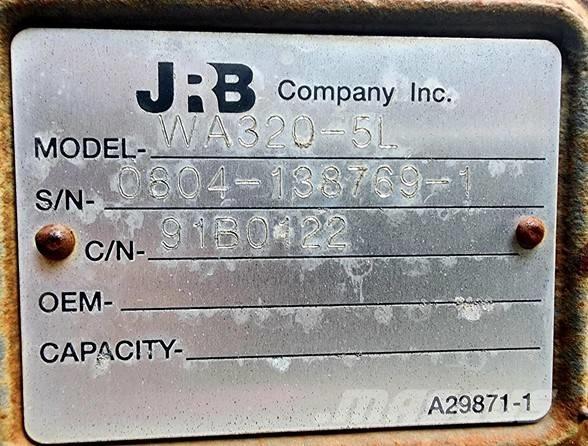 JRB WA 320-5L Otros componentes