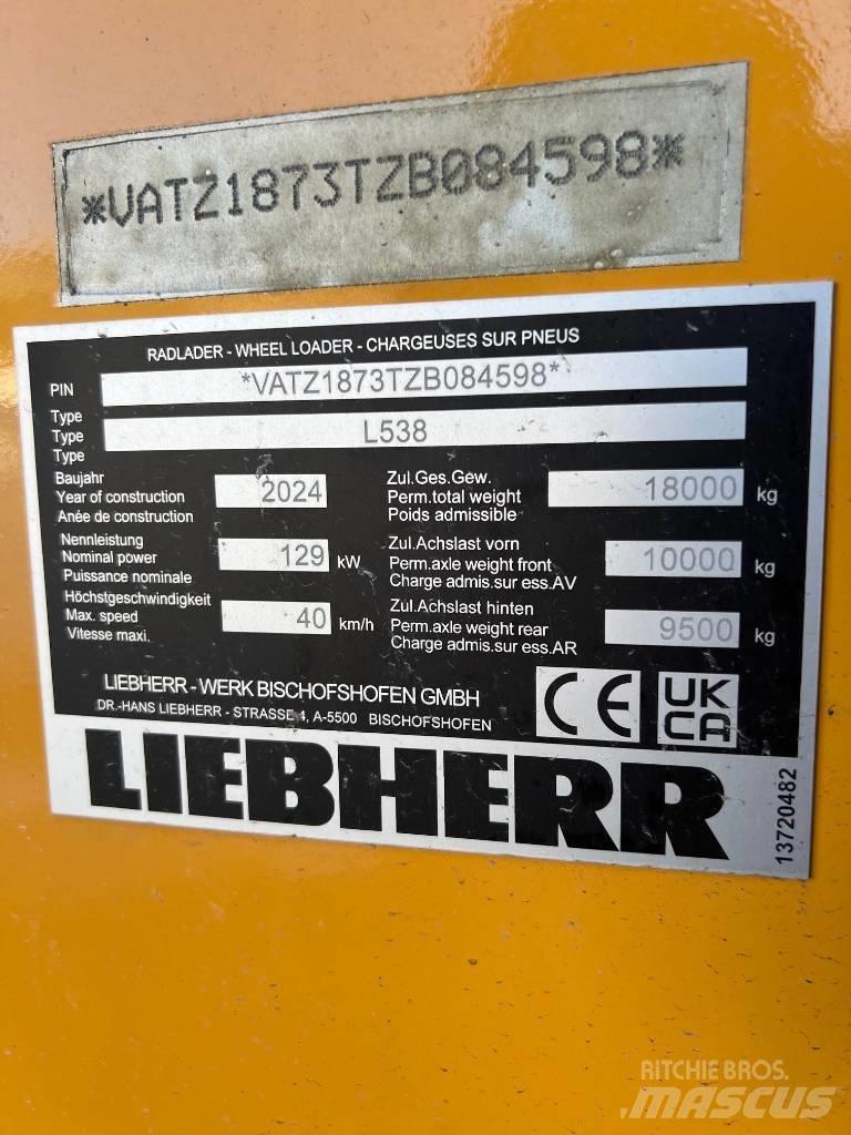 Liebherr L 538 Cargadoras sobre ruedas