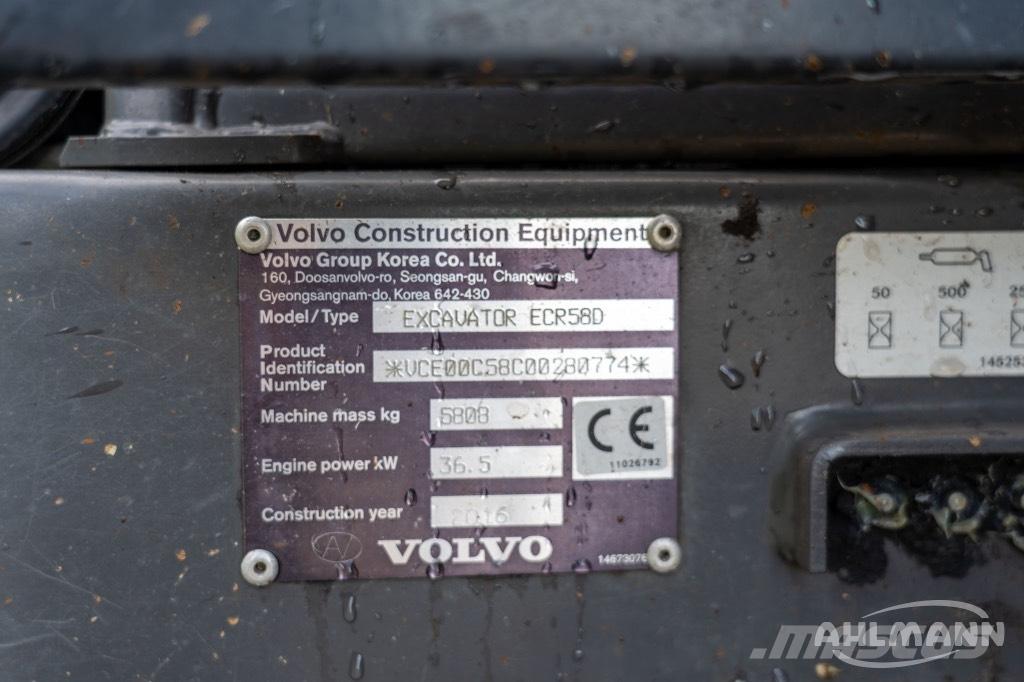 Volvo ERC58D Miniexcavadoras