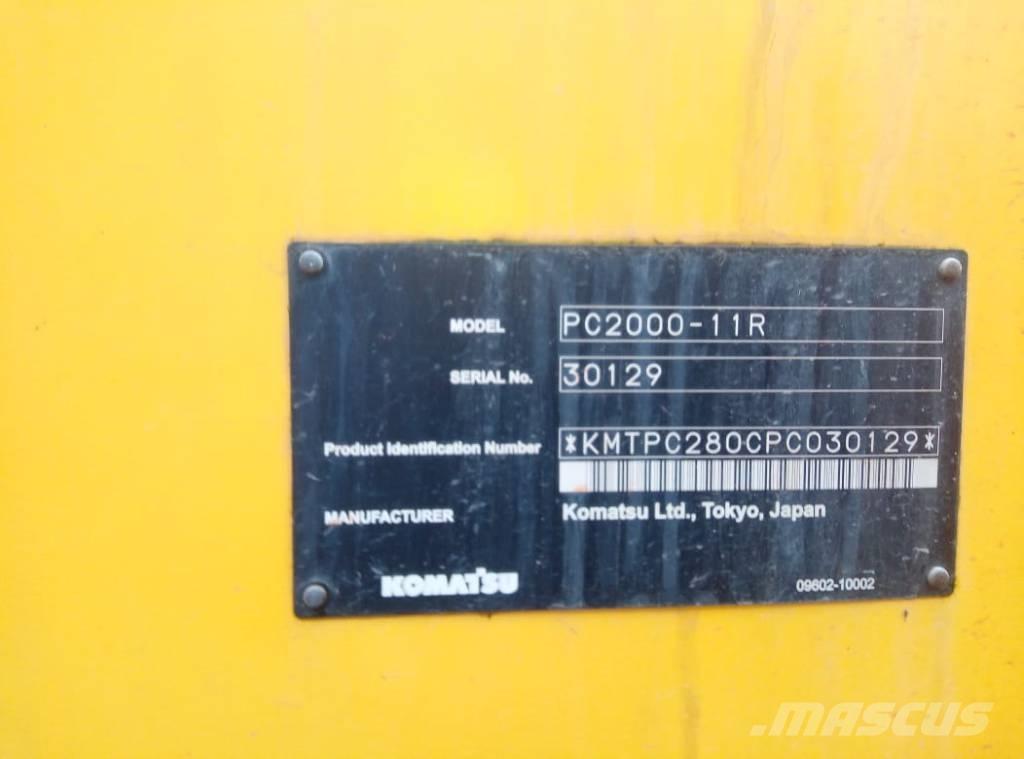 Komatsu PC 2000 Excavadoras sobre orugas