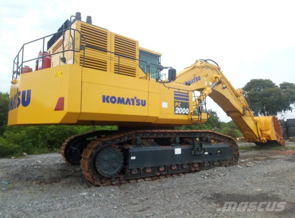 Komatsu PC 2000 Excavadoras sobre orugas