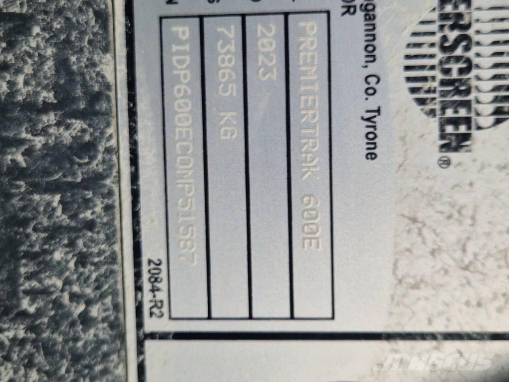 PowerScreen PT600E Trituradoras móviles