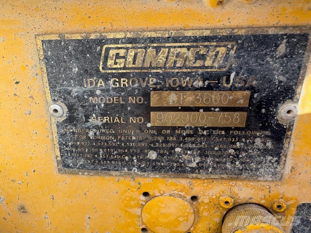 Gomaco GT 3600 Pavimentadoras de concreto