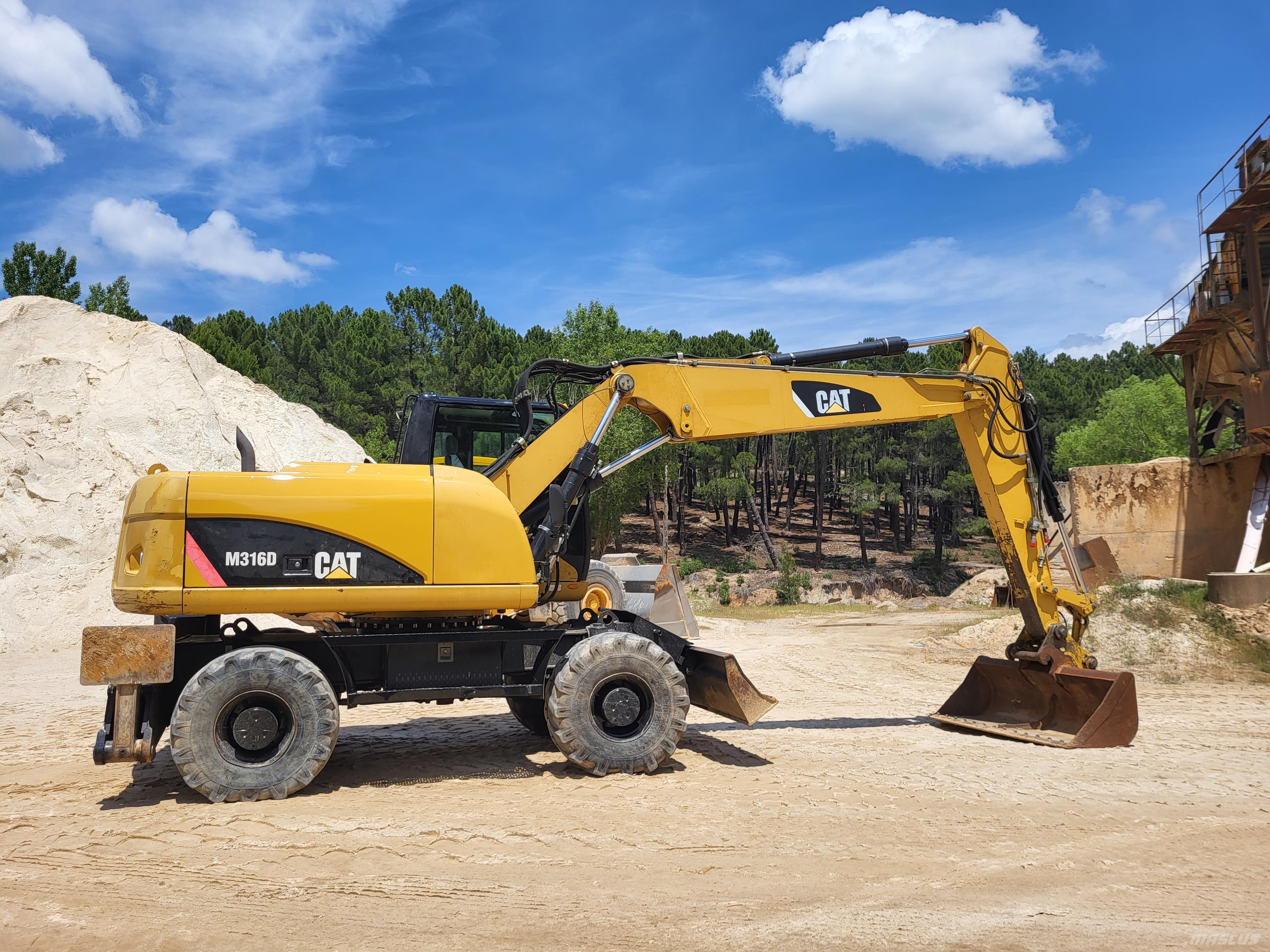 CAT 316d Excavadoras de ruedas
