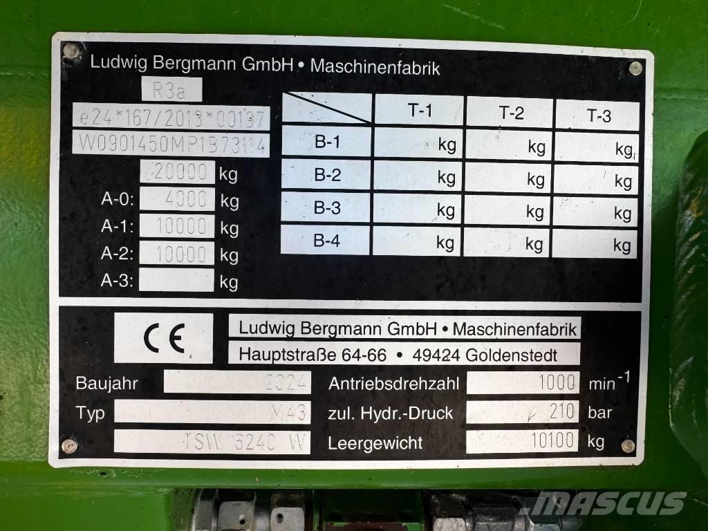 Bergmann TSW 6240 W Esparcidoras de abono