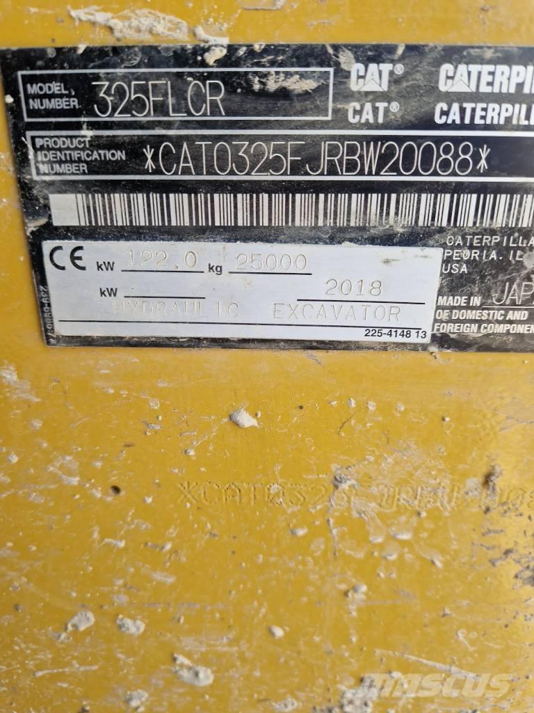 CAT 325 F Excavadoras sobre orugas