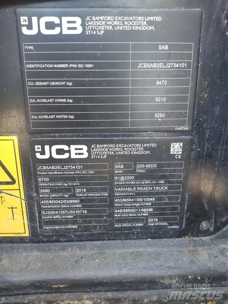 JCB 535-95 Cargadoras de ruedas telescópicas