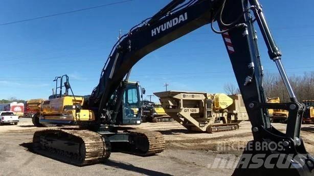 Hyundai 350 Excavadoras sobre orugas