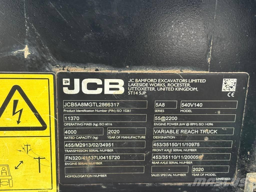 JCB 540-140 Carretillas telescópicas