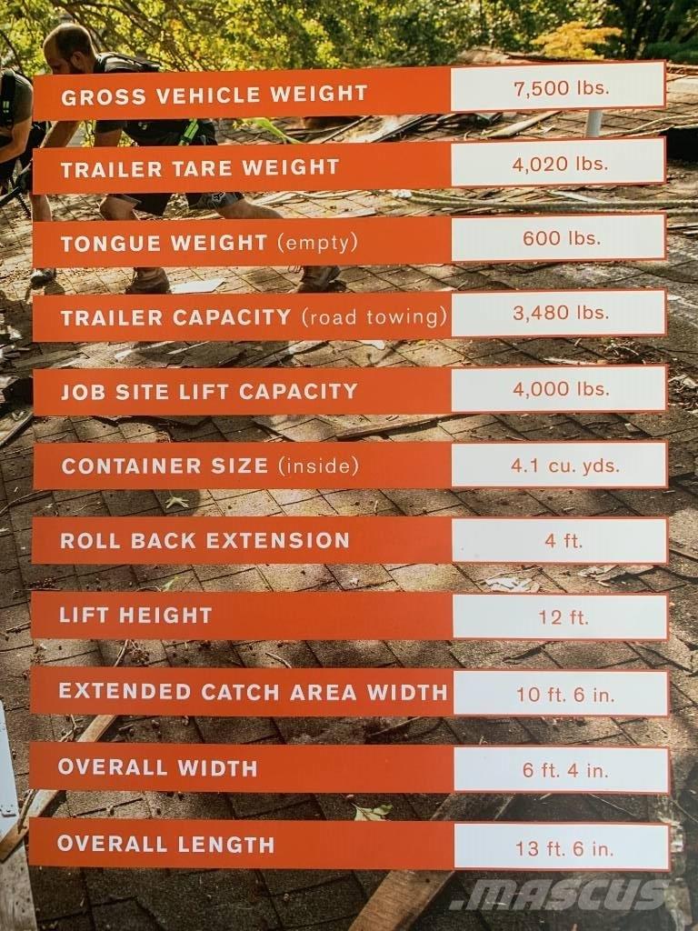  Equipter RB4000 Bañeras