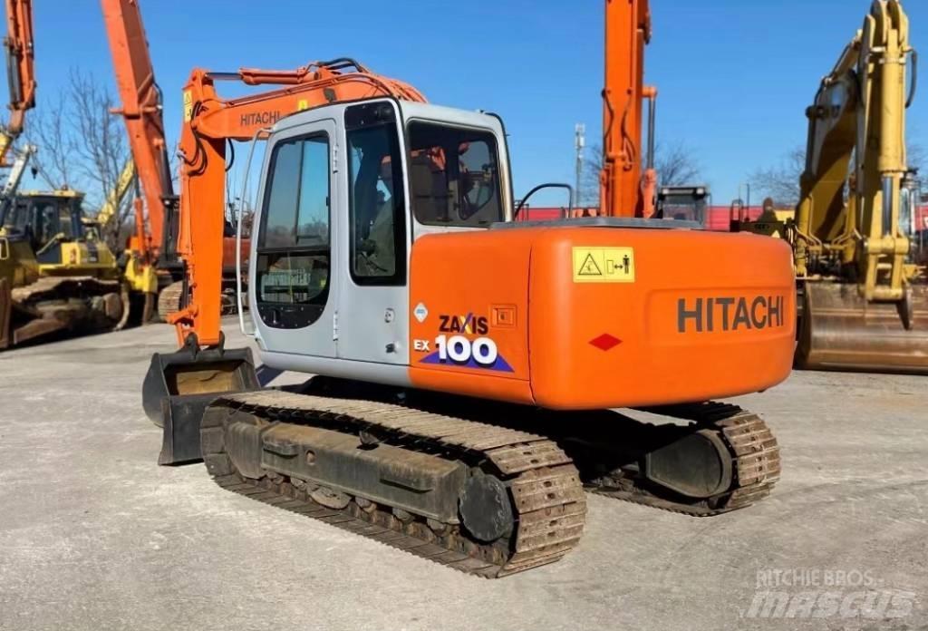 Hitachi EX 100 Excavadoras sobre orugas