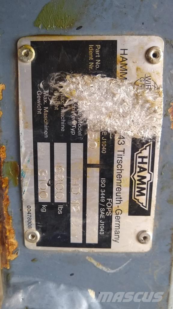 Hamm HD 12 Rodillos de doble tambor