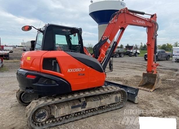 Kubota KX080-4S2 Excavadoras sobre orugas