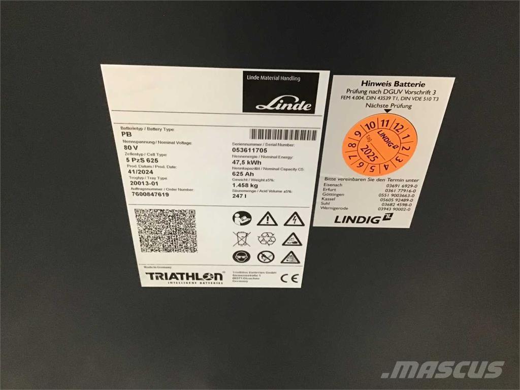 Linde E35L Carretillas de horquilla eléctrica