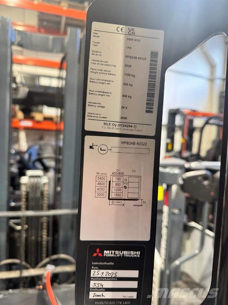 Mitsubishi SBR16N2 Apiladoras eléctricos