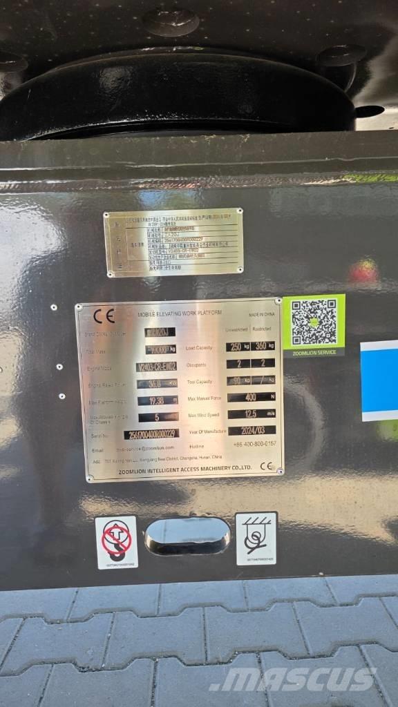 Zoomlion ZA 20 J Plataformas con brazo de elevación manual