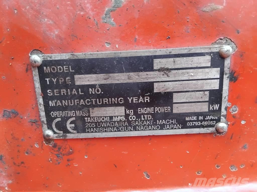 Takeuchi TB290 Miniexcavadoras