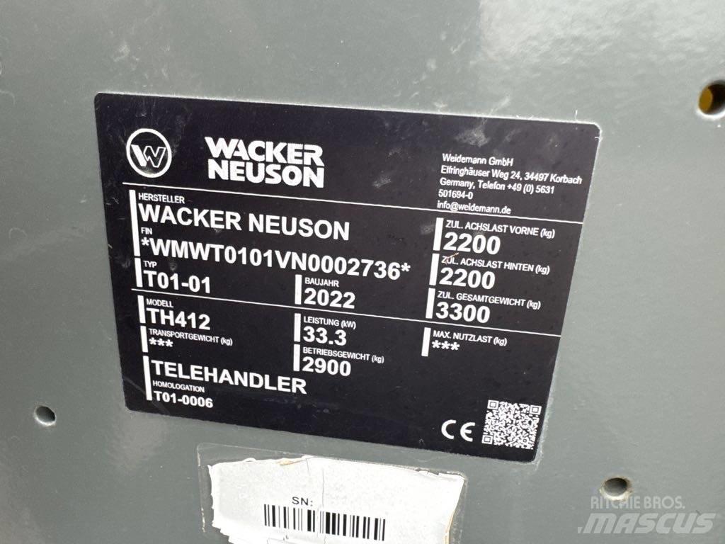 Wacker Neuson TH412 Carretillas telescópicas