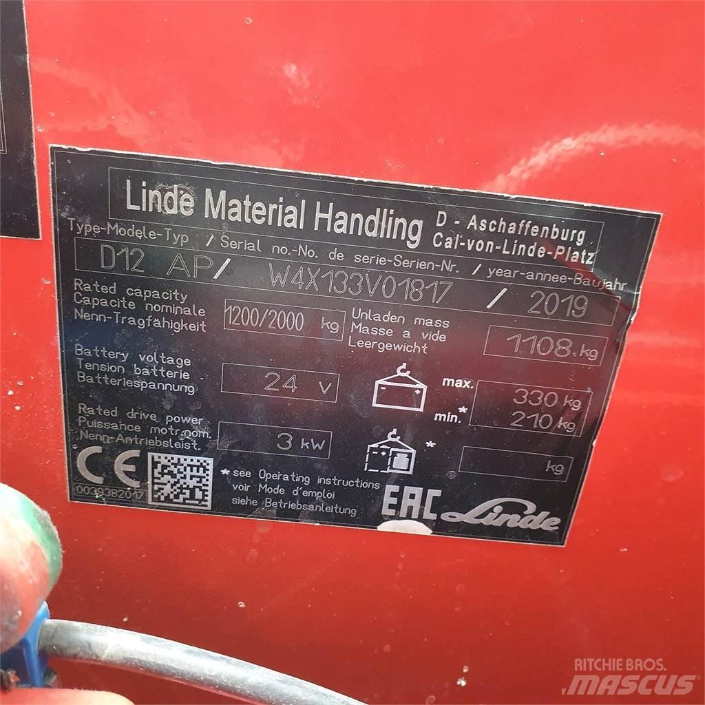 Linde D12AP Montacargas manual