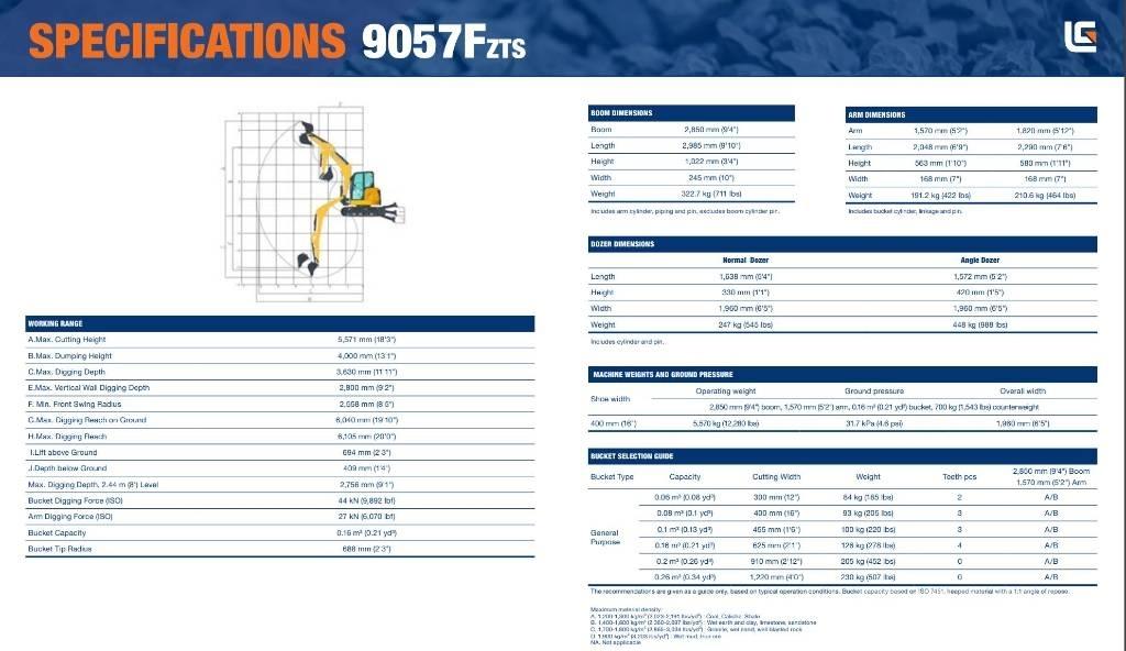 LiuGong 9051 ZTS Miniexcavadoras