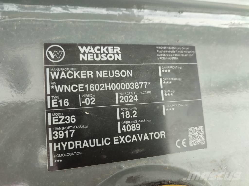 Wacker Neuson EZ 36 Miniexcavadoras