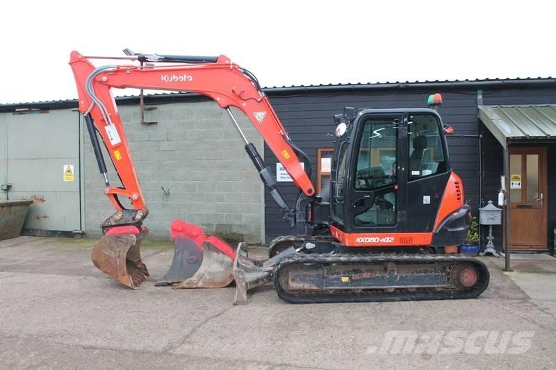 Kubota KX 080-4 Excavadoras 7t - 12t