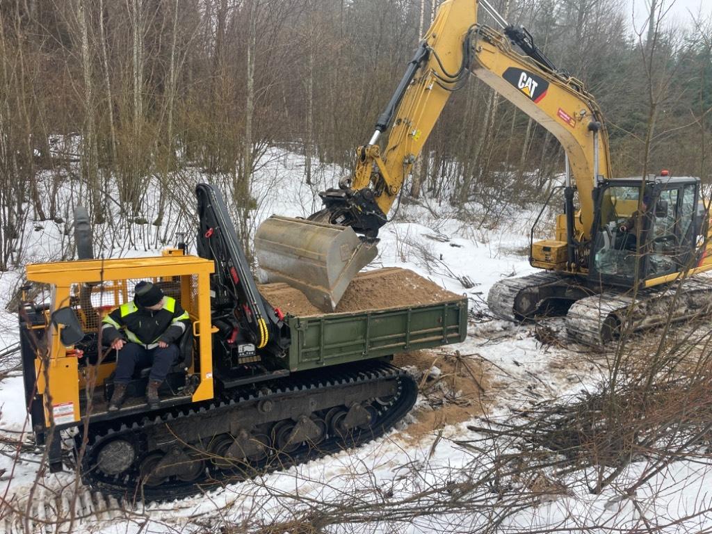 Morooka MST 800 Camiones de volteo sobre orugas