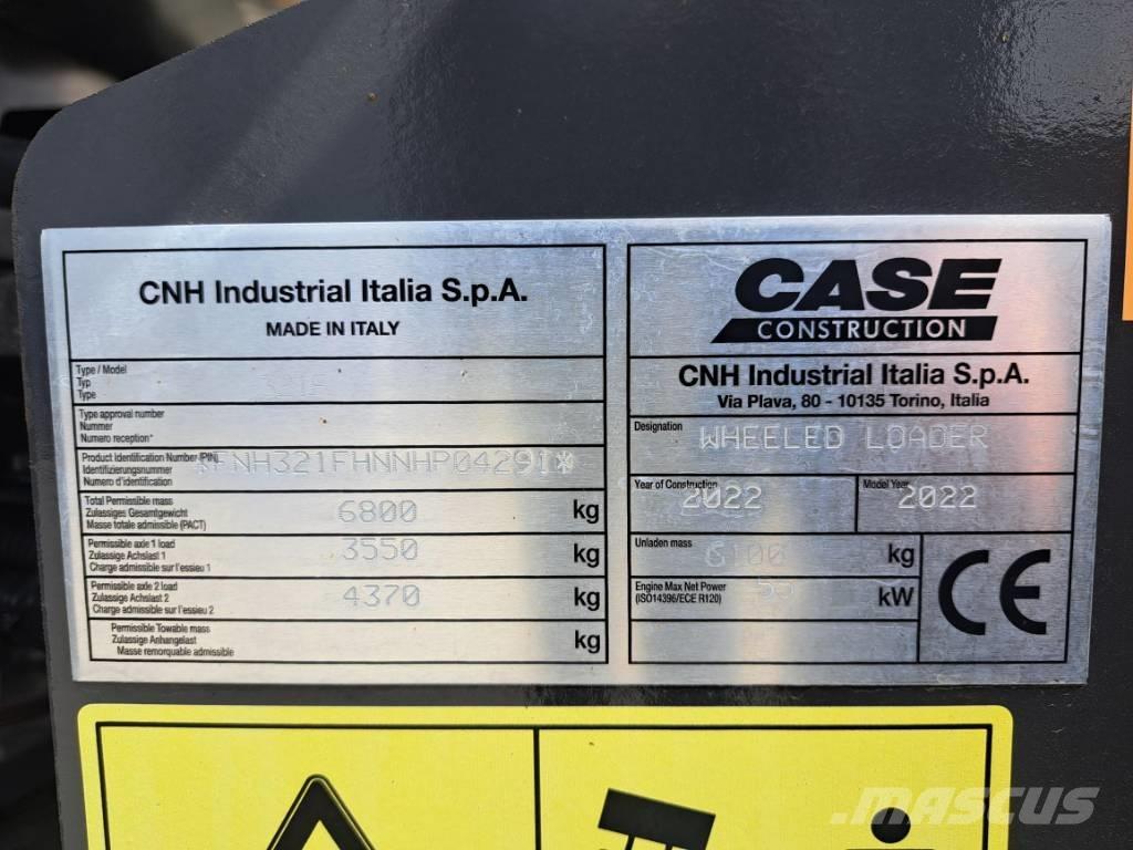 CASE 321 D Cargadoras sobre ruedas