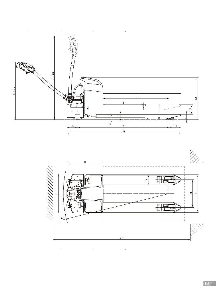 EP EPT20-ET Montacargas manual para paletas