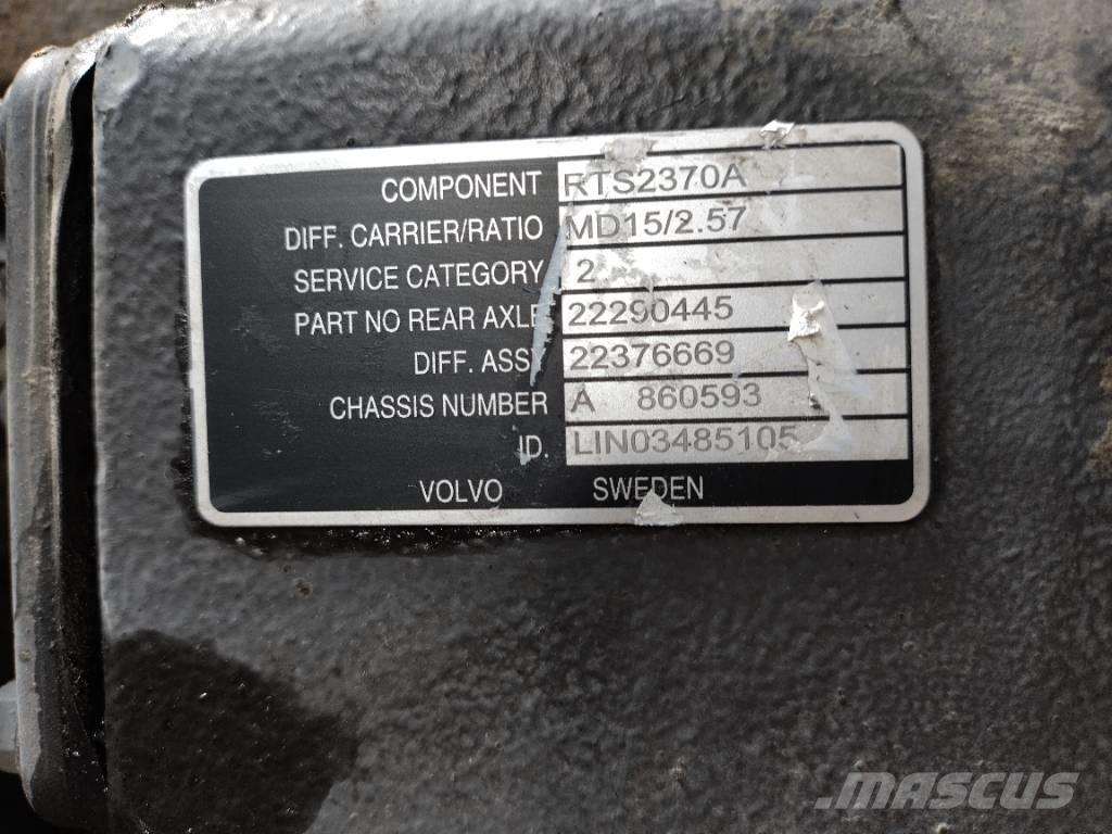 Volvo RTS2370A Ejes