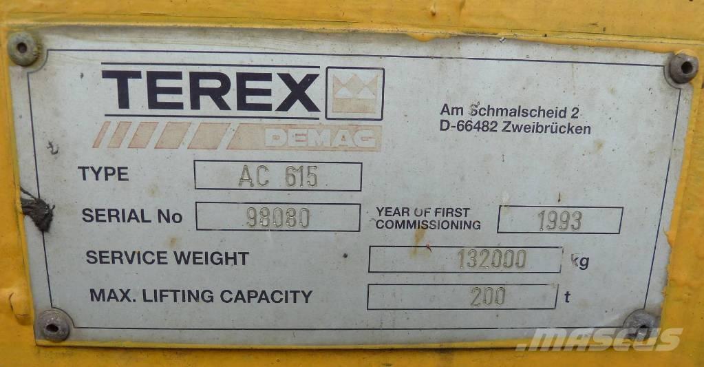 Demag AC 615 Grúas todo terreno