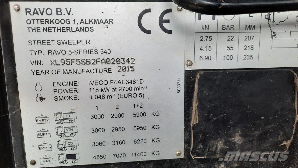 Ravo 540ST Barredoras