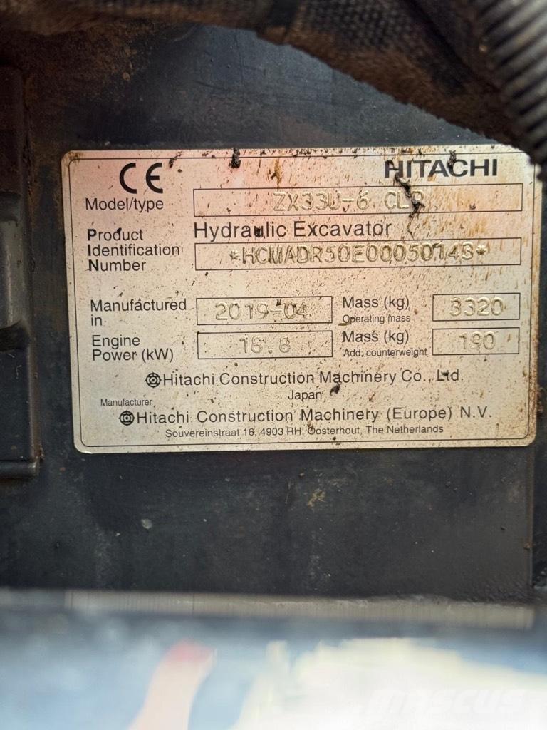 Hitachi ZX 33 U-6 Miniexcavadoras