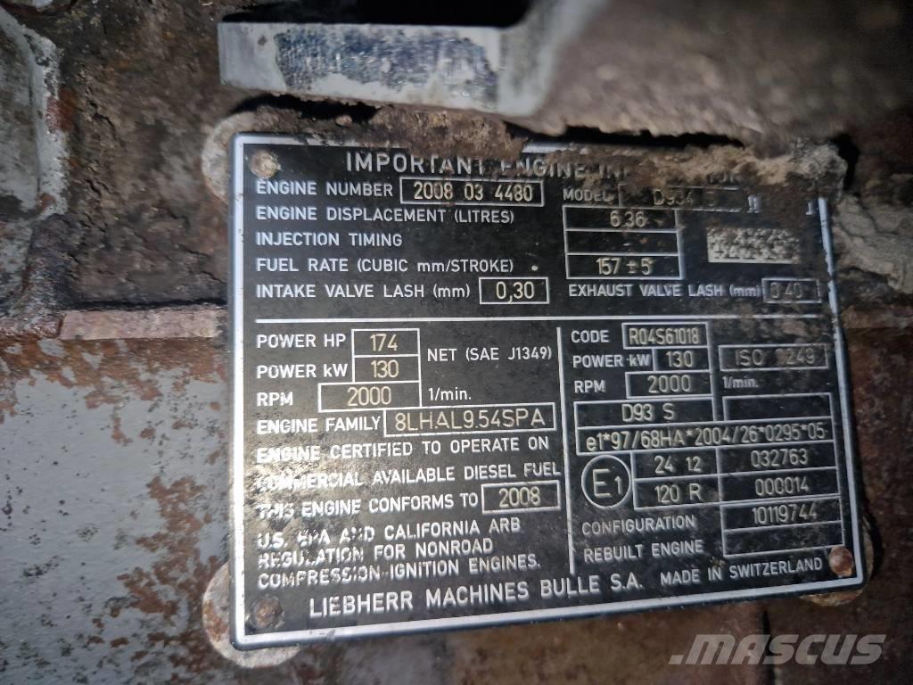 Liebherr D934S A4 Motores