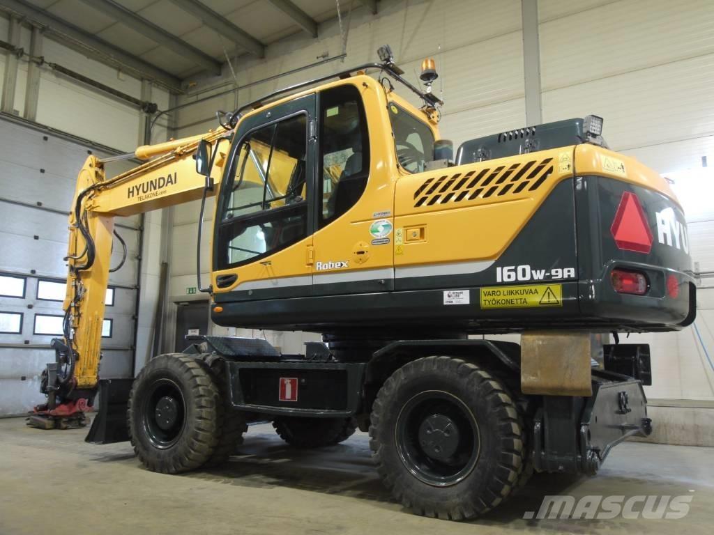 Hyundai R 160 W-9A Excavadoras de ruedas