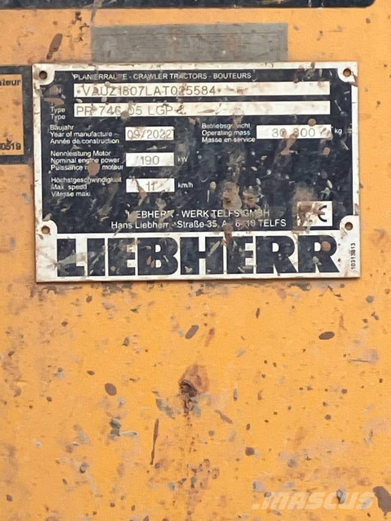 Liebherr PR 746 Buldozer sobre oruga