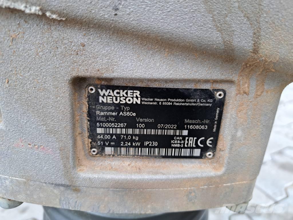 Wacker Neuson AS60e Pisones compactadores