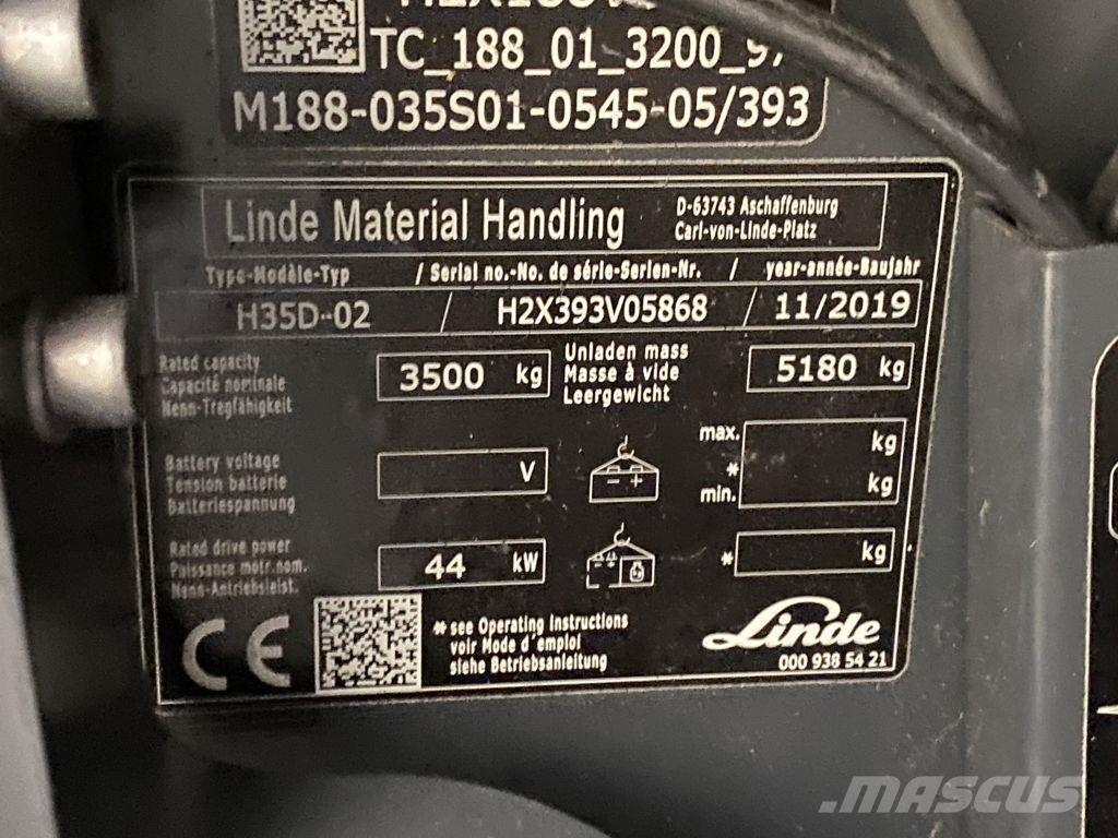 Linde H35D-02 Camiones diesel