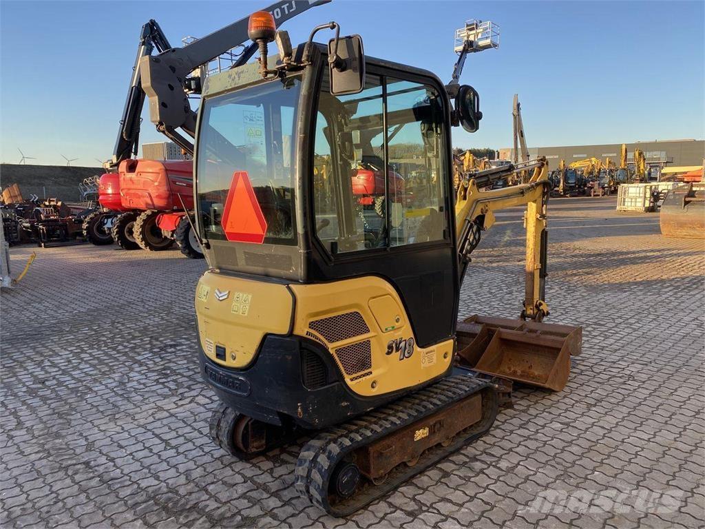 Yanmar SV18 Excavadoras de ruedas