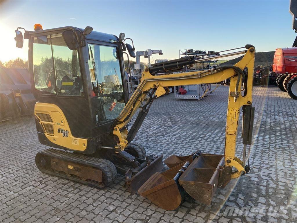 Yanmar SV18 Excavadoras de ruedas