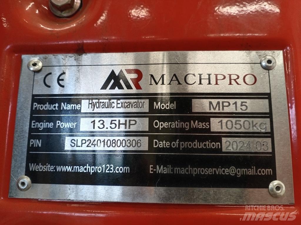 Machpro MP15 Miniexcavadoras