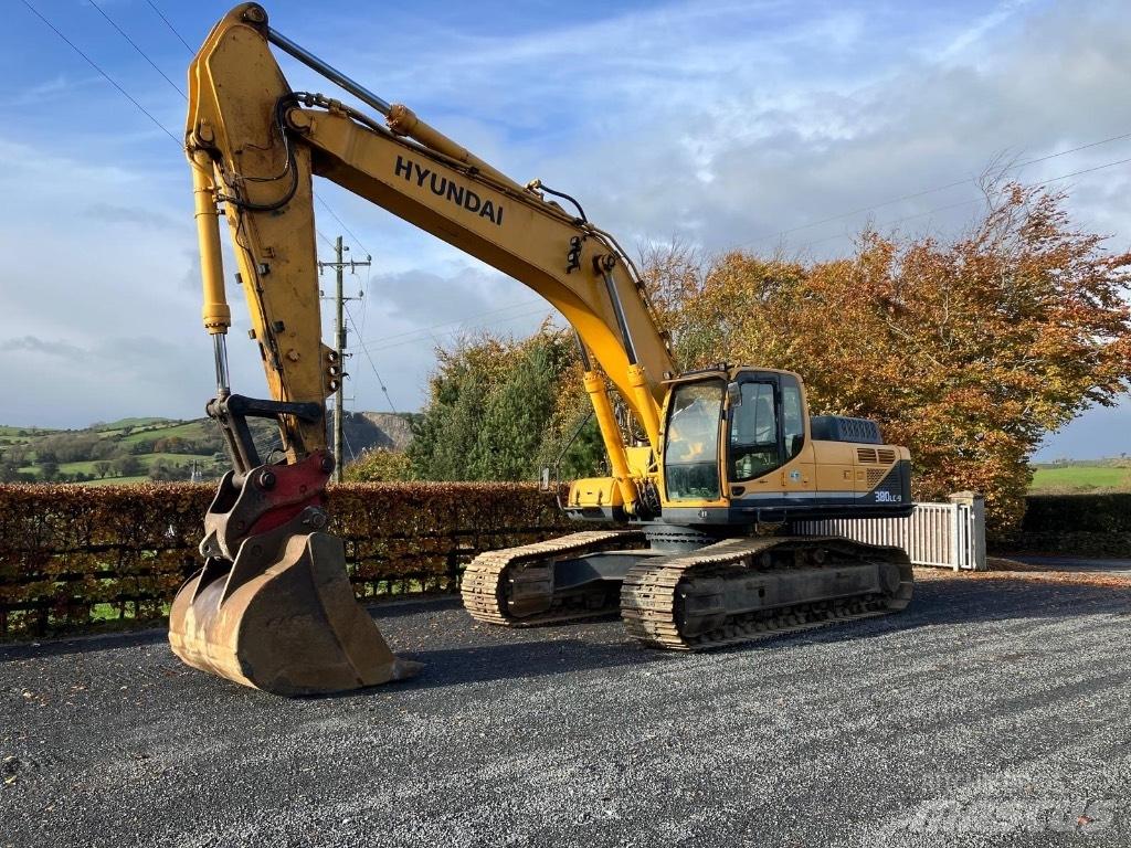 Hyundai 380 Excavadoras sobre orugas